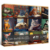 Vintage-Katzen-Puzzle 1000 Teile